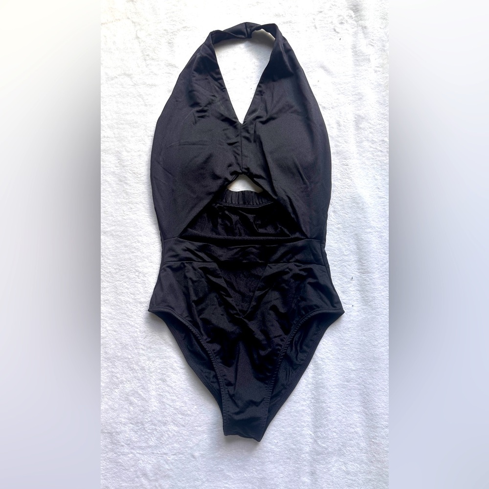 Black one piece swimsuit - size S